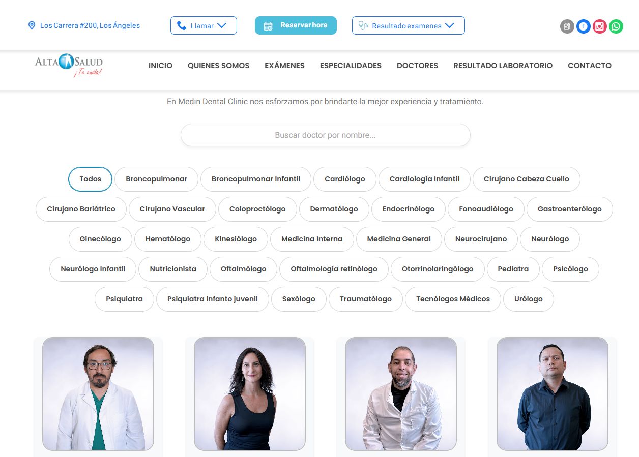 Plataforma de gestión clínica para Alta Salud - Imagen 2