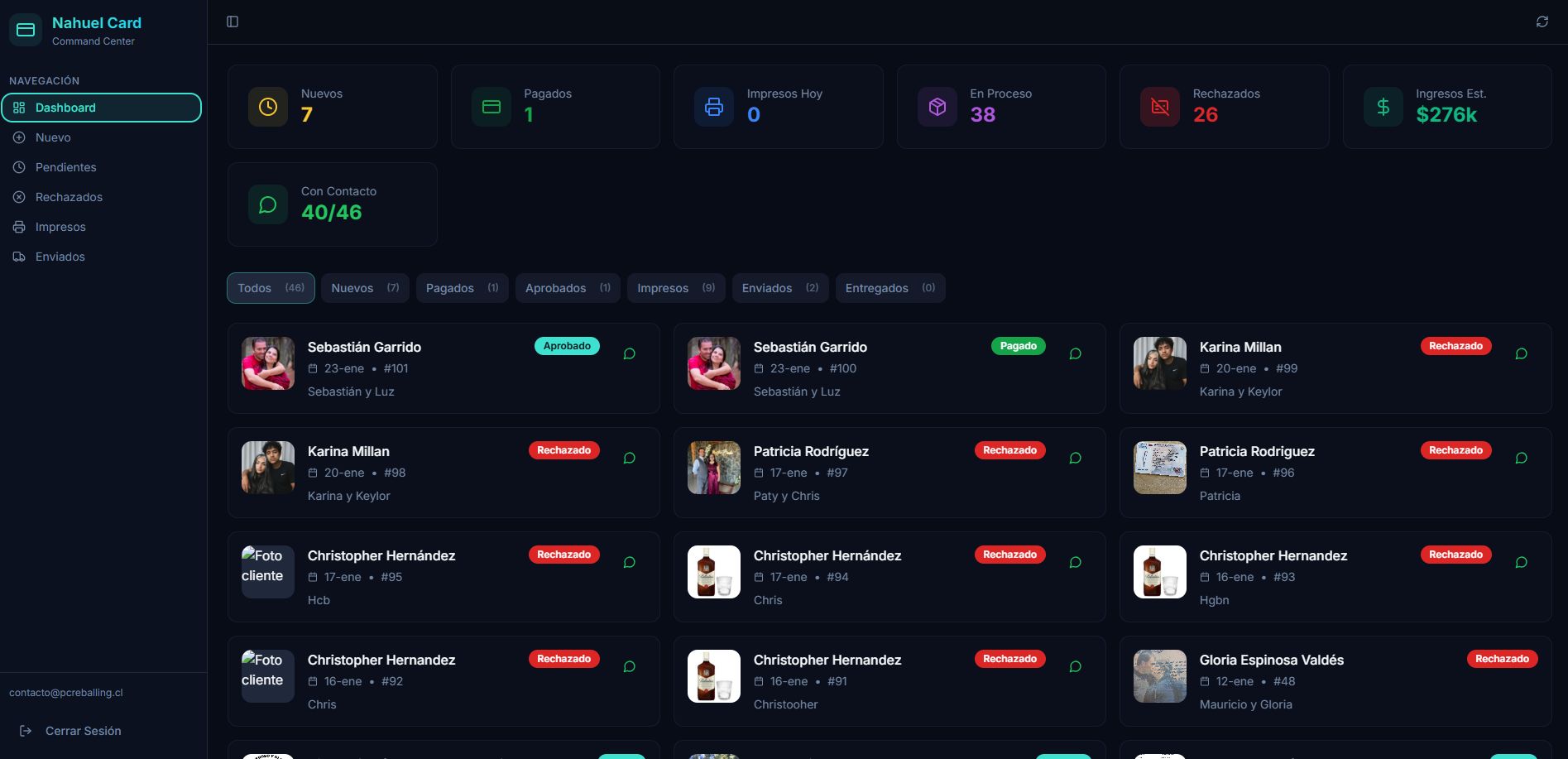 Nahuel Card: diseño en vivo y venta online - Imagen 1