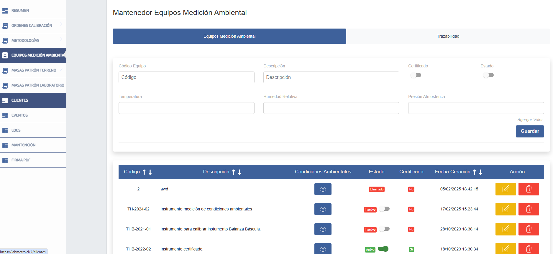 Labmetro: LIMS para calibración en terreno - Imagen 1